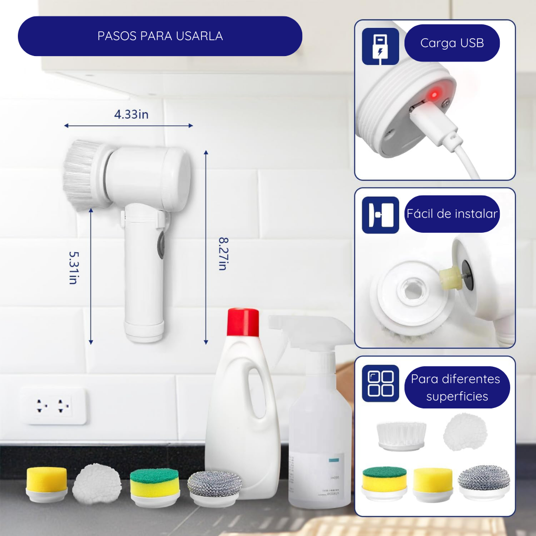 Fregadora de Limpieza Electrica Multiusos